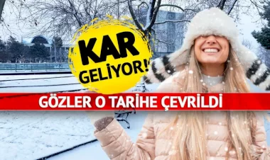 KAR GELİYOR! Meteoroloji uyardı, 15 Şehir için Sarı 6 Şehir için turuncu alarm verildi. İllerimizde hava durumu...