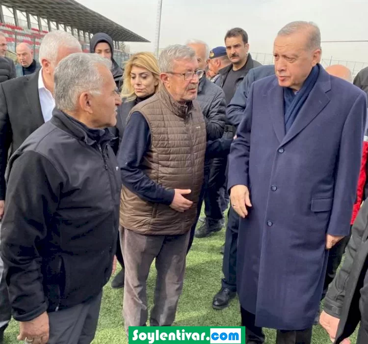 Cumhurbaşkanı Erdoğan ve Devlet Bahçeli Elbistanı ziyaret etti