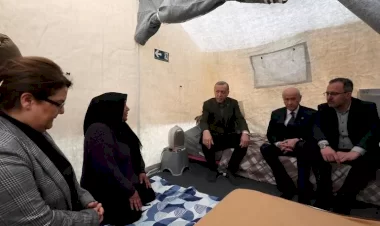 Cumhurbaşkanı Erdoğan ve Devlet Bahçeli Osmaniyeye gitti