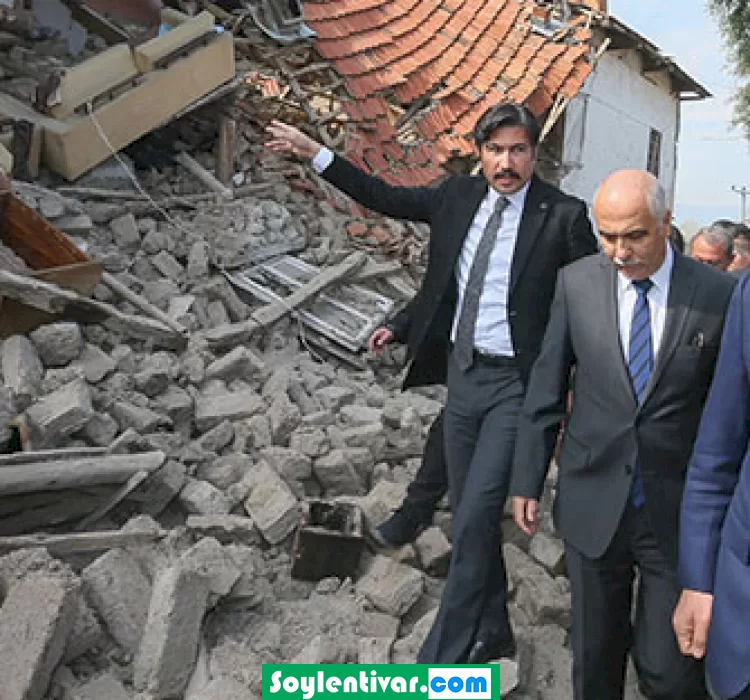 Deprem bölgesinden Süleyman Soylu ve Bakanlardan açıklama