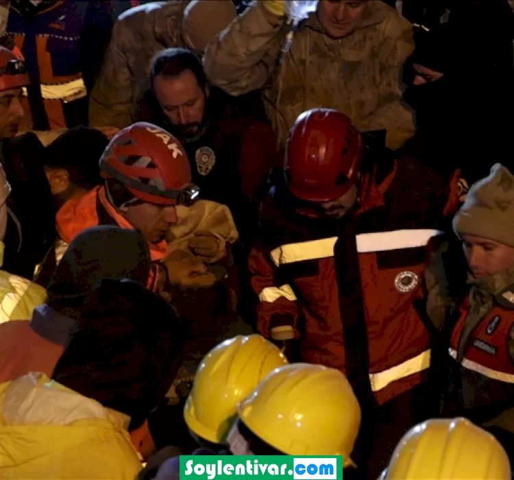 Diyarbakırda yıkılan binanın enkazından 72 saat sonra bir kadın kurtarıldı
