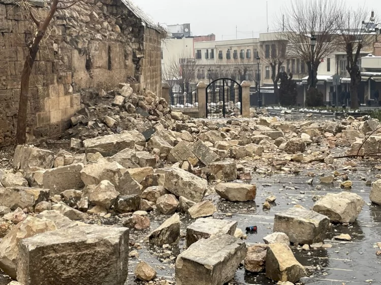 Gaziantep Kalesi depremde hasar aldı!