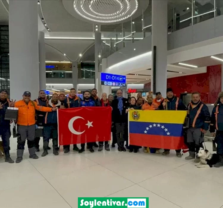 Venezuela arama kurtarma ekibi ülkelerine döndü