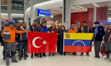 Venezuela arama kurtarma ekibi ülkelerine döndü
