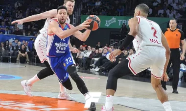 Anadolu Efes evinde kazandı! Anadolu Efes-Olimpia Milano ÖZET