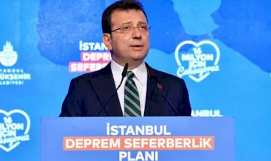 Başkan Ekrem İmamoğlu İstanbulda Deprem Seferberlik Planını duyurdu