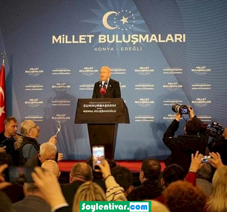 Cumhurbaşkanı adayı Kemal Kılıçdaroğlu Konyada oy istedi