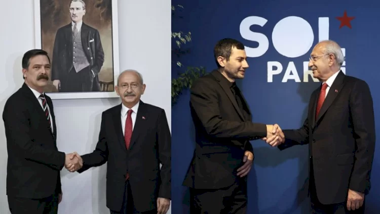 Kemal Kılıçdaroğlu TİP ve Sol Partiyi ziyaret etti