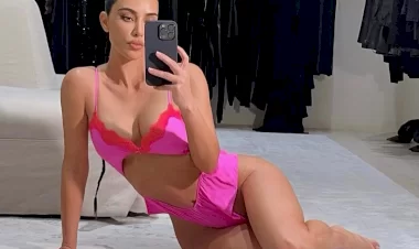 Kim Kardashiandan cesur dekolteli pozlar! Paris Hilton yorum yaptı