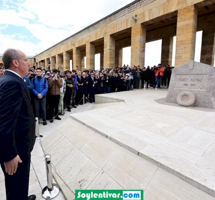 Cumhurbaşkanı adayı Muharrem İnce, Anıtkabiri ziyaret etti