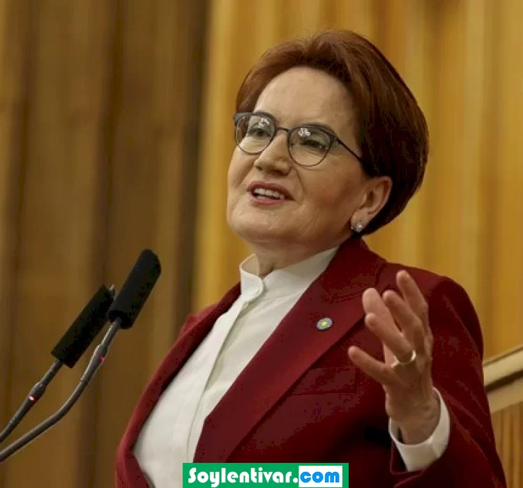 İYİ Parti Başkanı Meral Akşener: Recep Bey çıkmış, benden özür bekliyormuş, çok kırılmış.