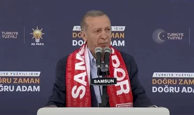 Cumhurbaşkanı Erdoğan, Rize'den sonra Samsun'da açıklamalarda bulundu