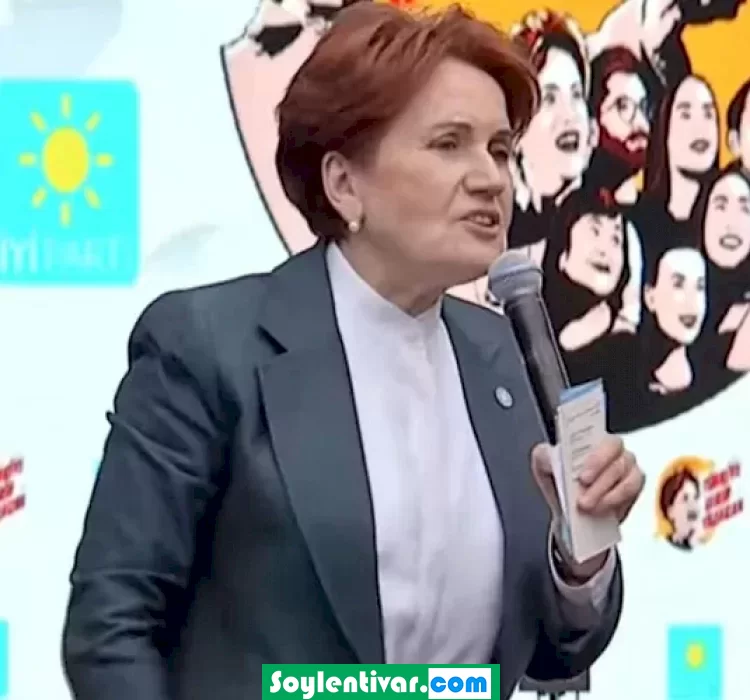 İYİ Parti Başkanı Meral Akşener, Edirne'de miting düzenledi