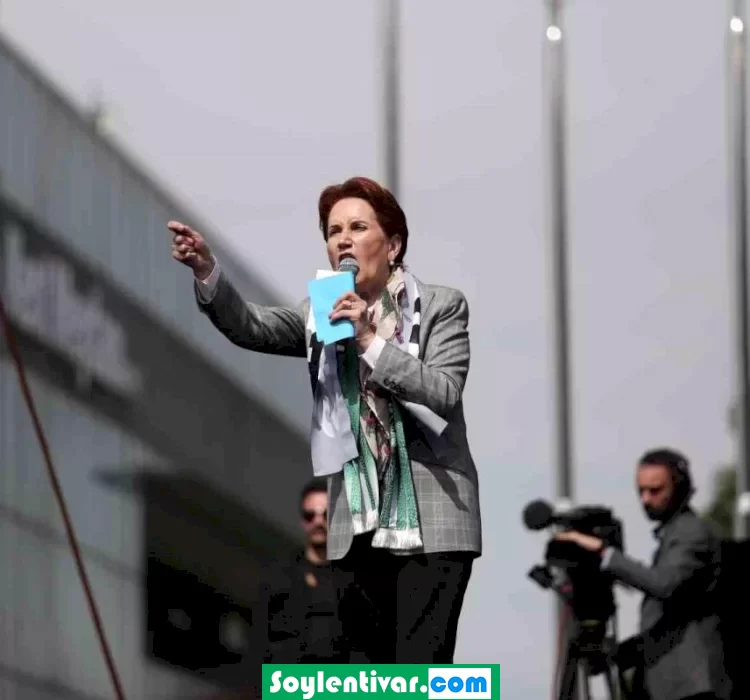İYİ Parti Başkanı Meral Akşener, Edirne'de miting düzenledi