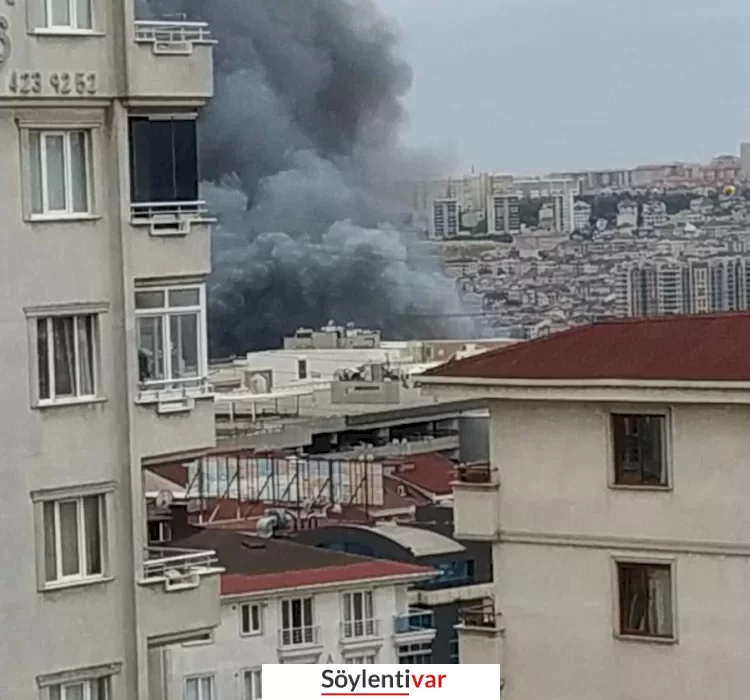 İstanbul'un Esenyurt ilçesinde yangın!