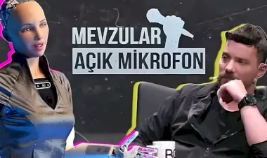 Vatandaşlığı kabul edilen robot Sophia, Mevzular Açık Mikrofon'a konuk oluyor!